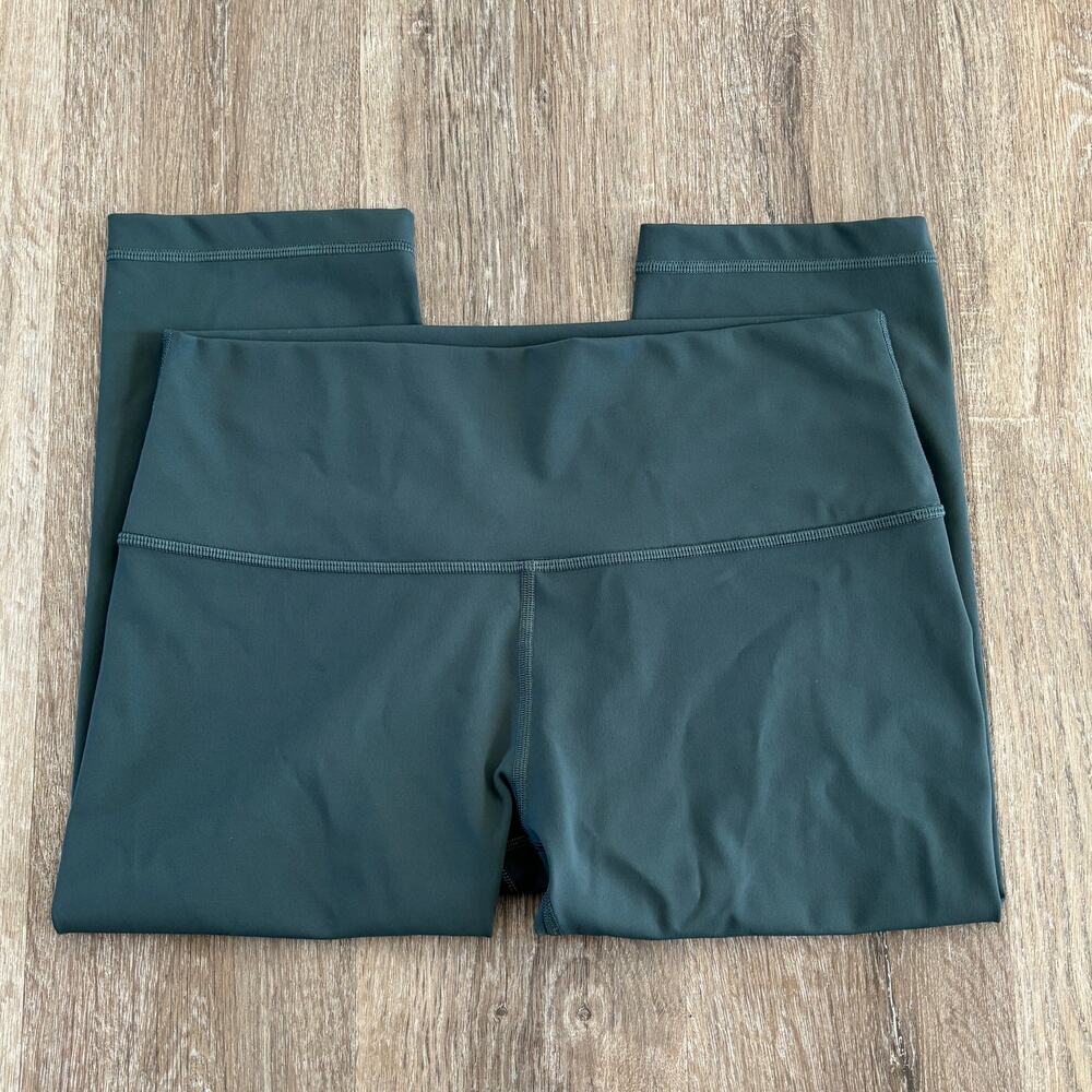 Lululemon Wunder Under Hi-Rise 1/2 Tight 17" Teal Shadow - Size: 10 - Picture 5 of 8